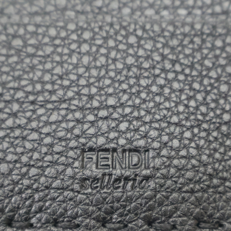 黑色 牛皮 Selleria 卡夾 【FENDI 芬迪】 7M0164-4