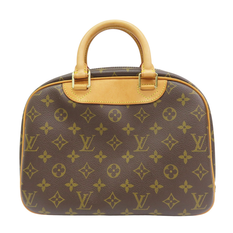 棕色 原花 PVC塗層帆布 小珍包 手提包【LOUIS VUITTON LV 路易威登】 M42228-1