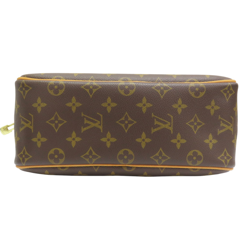 棕色 原花 PVC塗層帆布 小珍包 手提包【LOUIS VUITTON LV 路易威登】 M42228-3