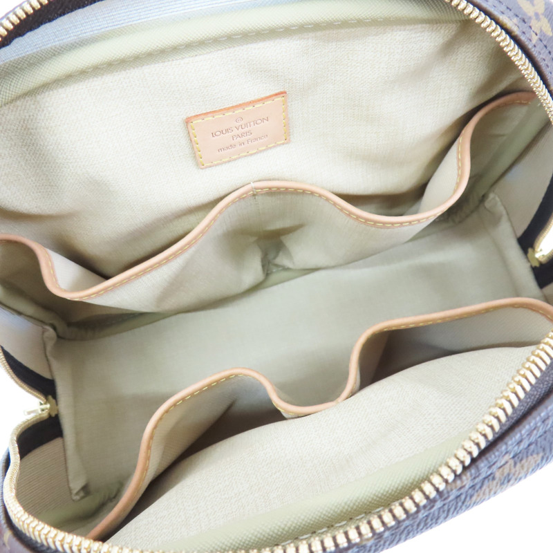 棕色 原花 PVC塗層帆布 小珍包 手提包【LOUIS VUITTON LV 路易威登】 M42228-4