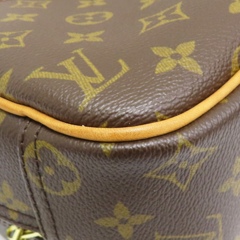 棕色 原花 PVC塗層帆布 小珍包 手提包【LOUIS VUITTON LV 路易威登】 M42228-8