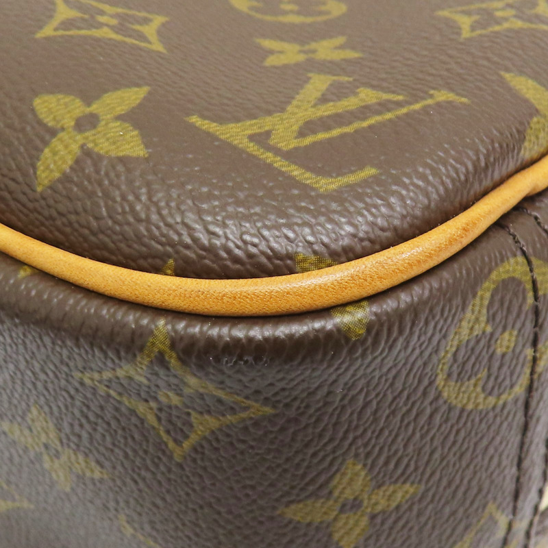 棕色 原花 PVC塗層帆布 小珍包 手提包【LOUIS VUITTON LV 路易威登】 M42228-9