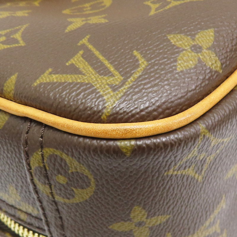 棕色 原花 PVC塗層帆布 小珍包 手提包【LOUIS VUITTON LV 路易威登】 M42228-10