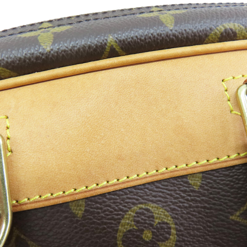 棕色 原花 PVC塗層帆布 小珍包 手提包【LOUIS VUITTON LV 路易威登】 M42228-13