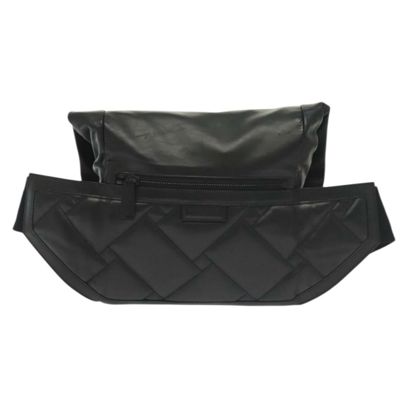 【日本直送】BOTTEGA VENETA 腰包 皮革 黑色 正品 bs29314-1