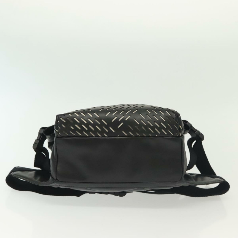 【日本直送】BOTTEGA VENETA 腰包 皮革 黑色 正品 bs29314-4
