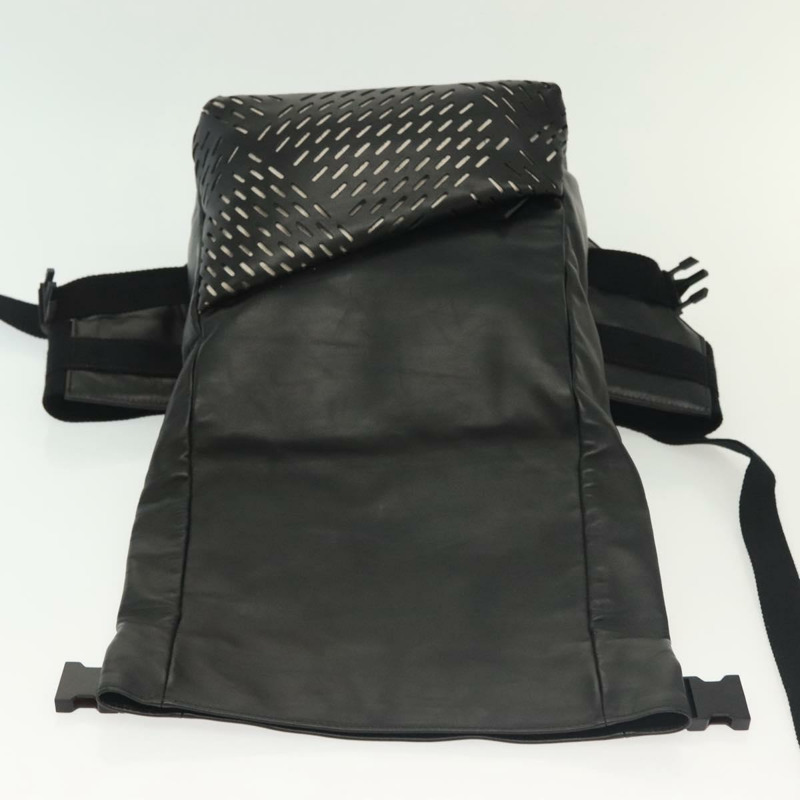【日本直送】BOTTEGA VENETA 腰包 皮革 黑色 正品 bs29314-8
