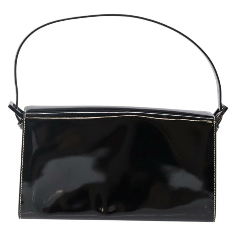【日本直送】FENDI Mamma Baguette 肩背包 琺瑯黑色 正品 ep10832-1