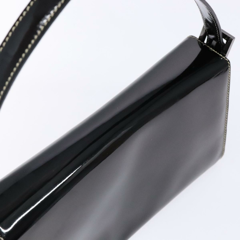 【日本直送】FENDI Mamma Baguette 肩背包 琺瑯黑色 正品 ep10832-5