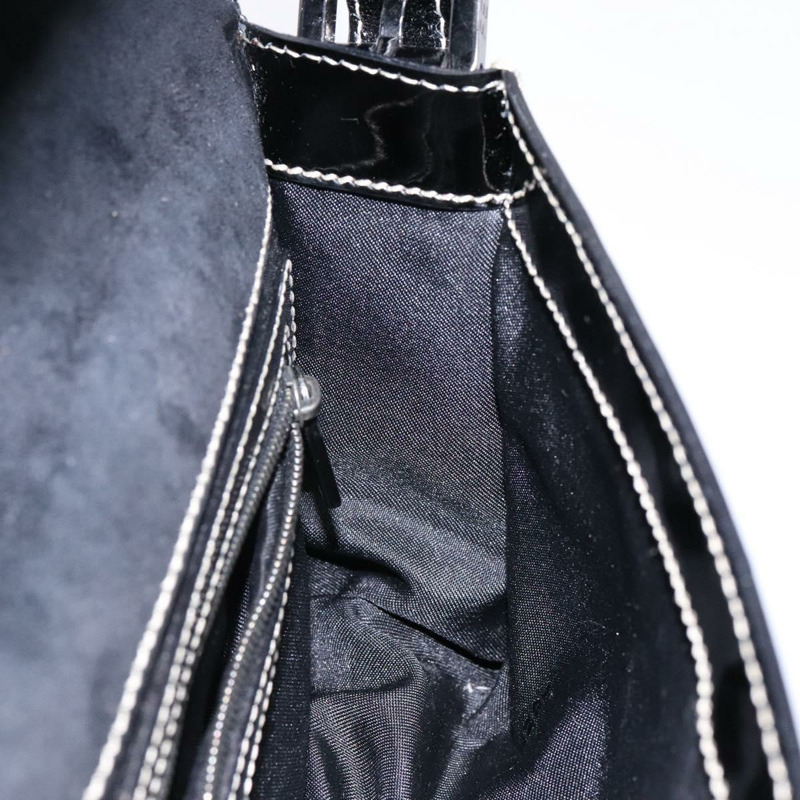 【日本直送】FENDI Mamma Baguette 肩背包 琺瑯黑色 正品 ep10832-20
