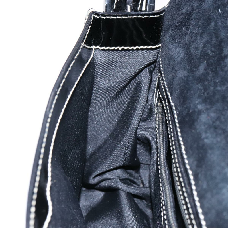 【日本直送】FENDI Mamma Baguette 肩背包 琺瑯黑色 正品 ep10832-21
