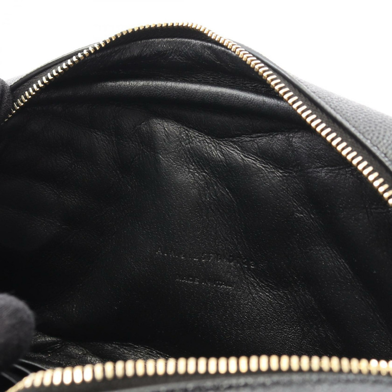 SAINT LAURENT PARIS Lou mini 斜背包 皮革 黑色 二手 女款-6