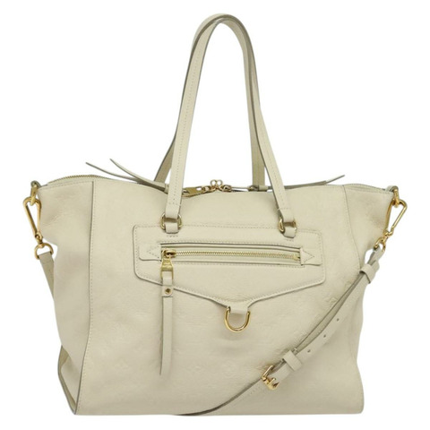 路易威登 Monogram Empreinte Lumineuse PM 包 2way 白 M93411 正品 ep10722