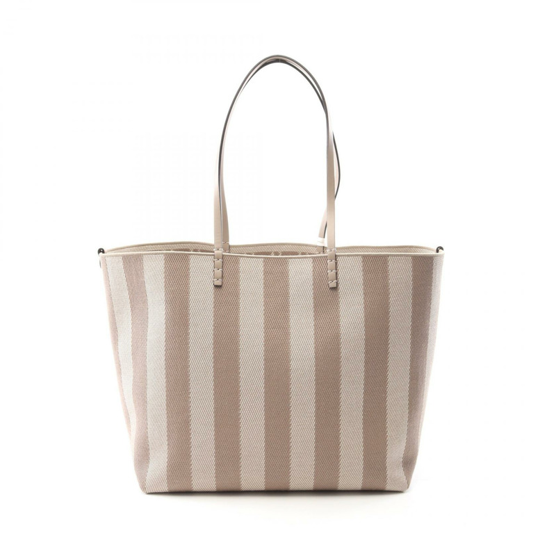 FENDI LARGE ROLL 托特包 手提包 8BH425AUPJF1SNP 帆布皮革米色 全新 女款-0