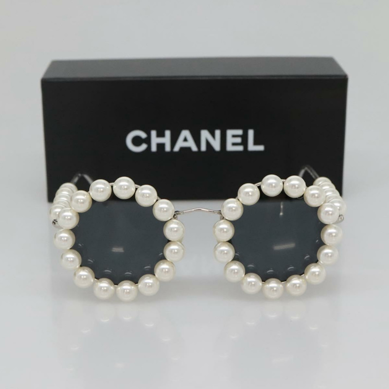 【日本直送】CHANEL 眼鏡 金屬 銀色 CC Auth 134897M-10