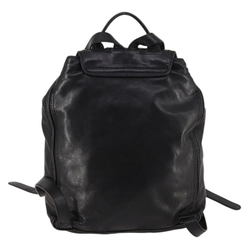 【日本直送】BOTTEGA VENETA INTRECCIATO 背包 皮革 黑金 正品 141914-1