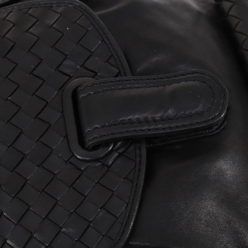 【日本直送】BOTTEGA VENETA INTRECCIATO 背包 皮革 黑金 正品 141914-17
