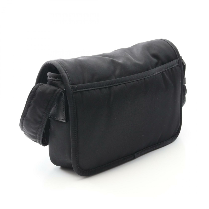 SAINT LAURENT PARIS Niki S 單肩包 776611FACKH1000 尼龍皮革黑色二手-1