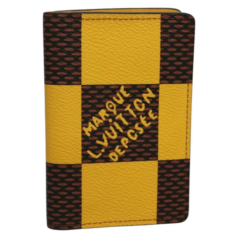 路易威登 Damier Pop Organizer De Poch 卡包 黃色 N40596 正品 134907M