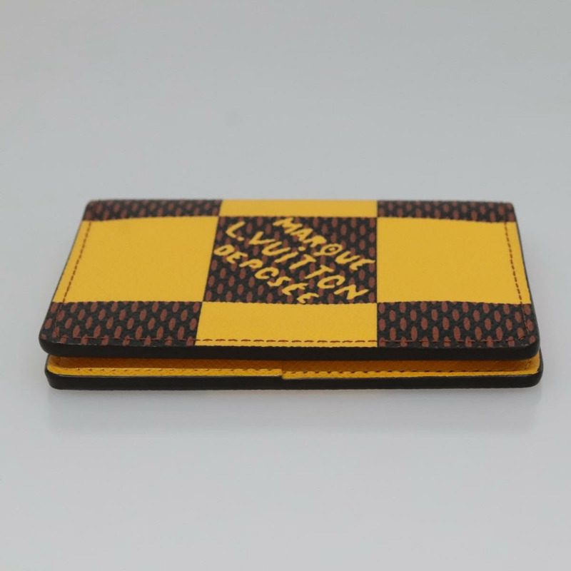 【日本直送】路易威登 Damier Pop Organizer De Poch 卡包 黃色 N40596 正品 134907M-2