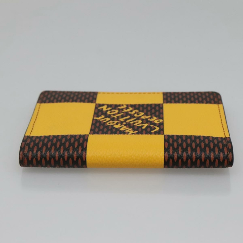 【日本直送】路易威登 Damier Pop Organizer De Poch 卡包 黃色 N40596 正品 134907M-3