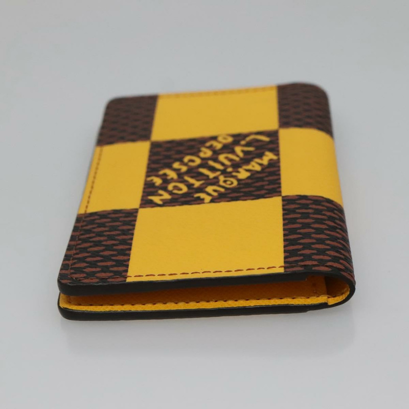【日本直送】路易威登 Damier Pop Organizer De Poch 卡包 黃色 N40596 正品 134907M-4