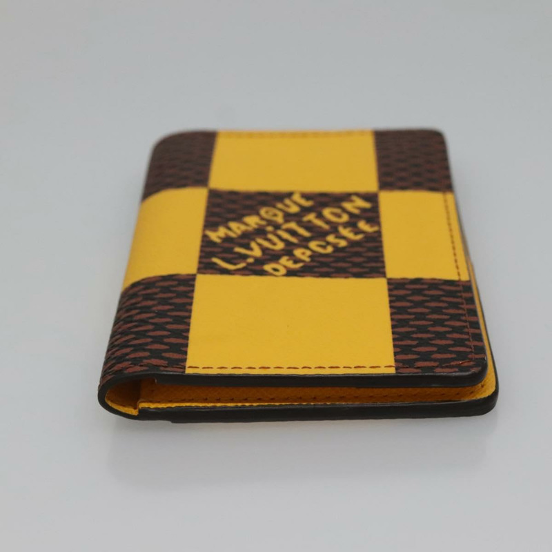 【日本直送】路易威登 Damier Pop Organizer De Poch 卡包 黃色 N40596 正品 134907M-5