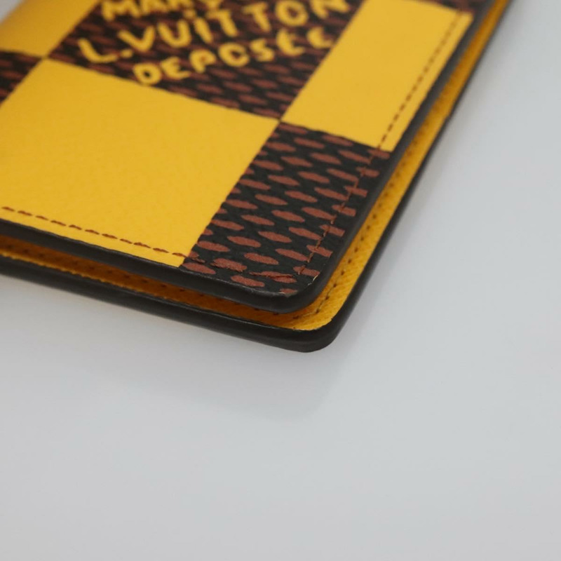 【日本直送】路易威登 Damier Pop Organizer De Poch 卡包 黃色 N40596 正品 134907M-6