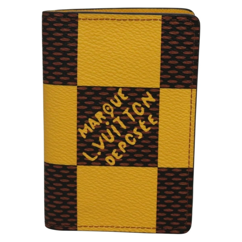 【日本直送】路易威登 Damier Pop Organizer De Poch 卡包 黃色 N40596 正品 134907M-12