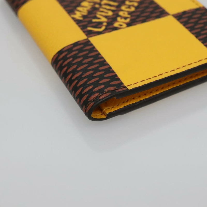 【日本直送】路易威登 Damier Pop Organizer De Poch 卡包 黃色 N40596 正品 134907M-13