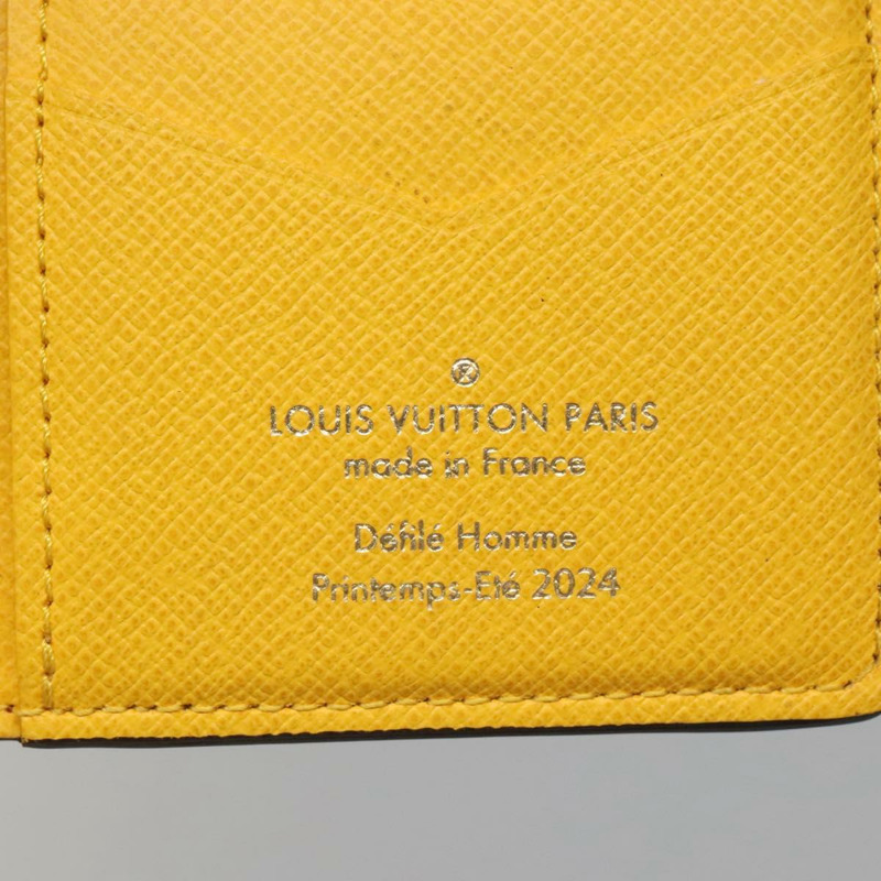 【日本直送】路易威登 Damier Pop Organizer De Poch 卡包 黃色 N40596 正品 134907M-16