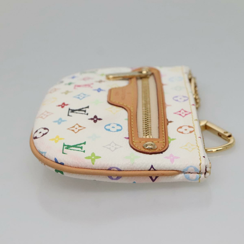 【日本直送】路易威登 Monogram 多色 Pochette MM 手拿包 白色 M60028 LV 正品 134908V-2