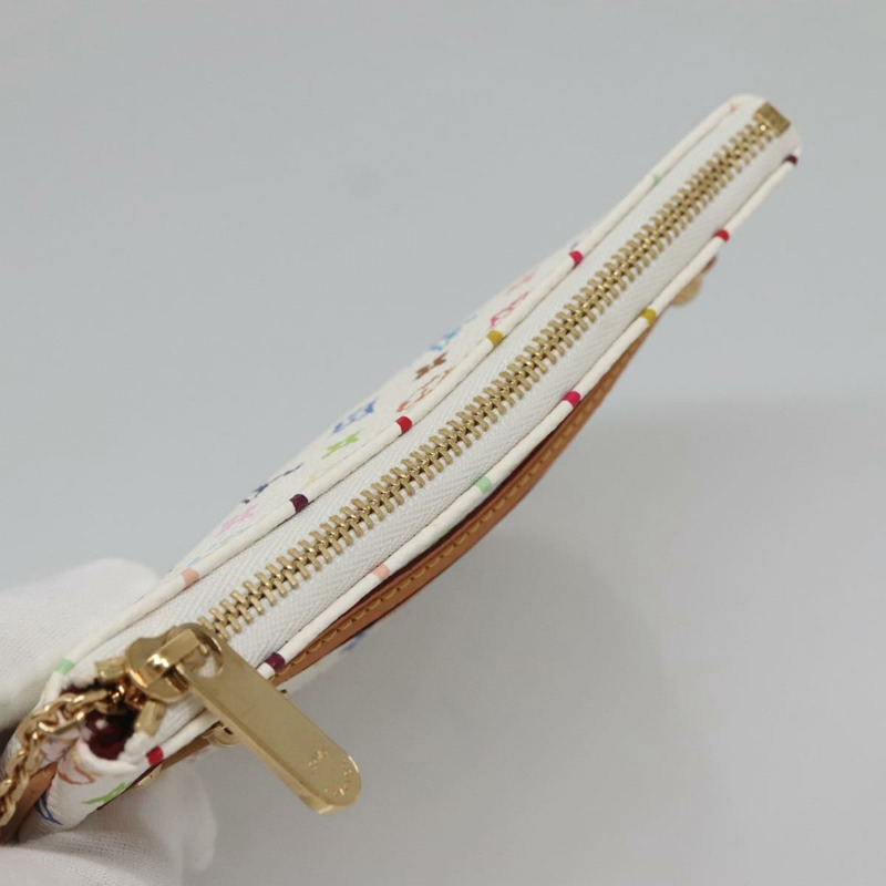 【日本直送】路易威登 Monogram 多色 Pochette MM 手拿包 白色 M60028 LV 正品 134908V-5