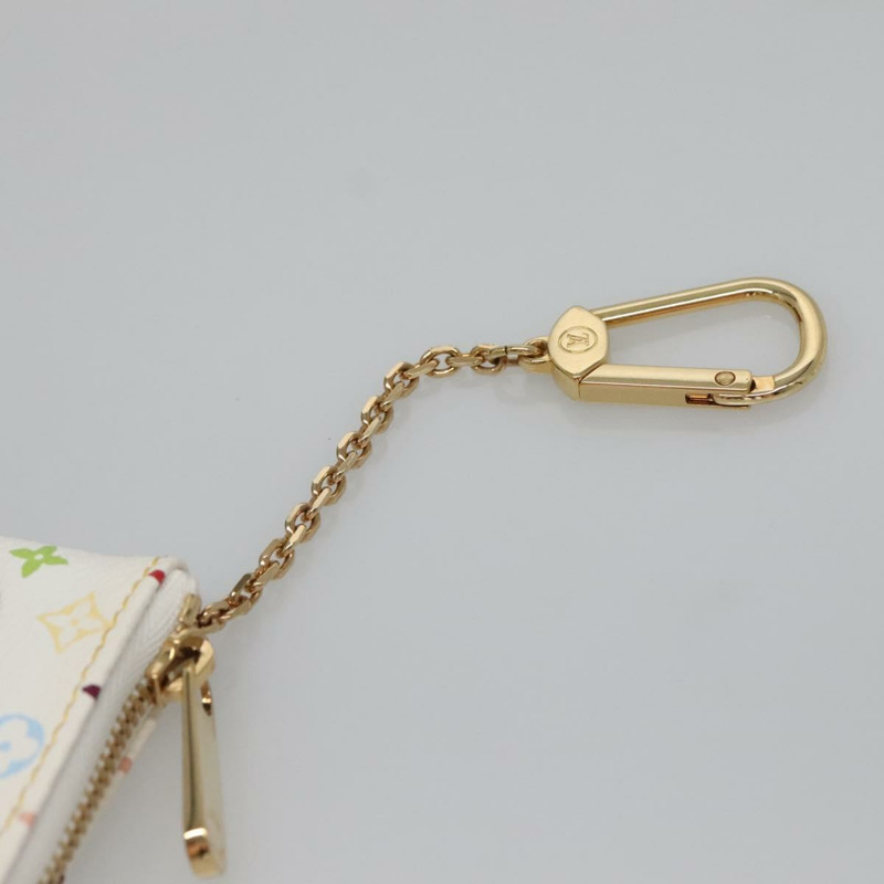 【日本直送】路易威登 Monogram 多色 Pochette MM 手拿包 白色 M60028 LV 正品 134908V-6