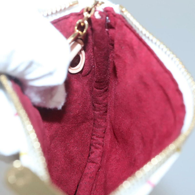 【日本直送】路易威登 Monogram 多色 Pochette MM 手拿包 白色 M60028 LV 正品 134908V-18