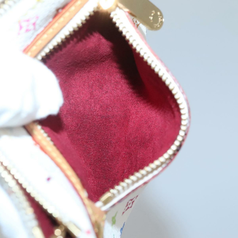 【日本直送】路易威登 Monogram 多色 Pochette MM 手拿包 白色 M60028 LV 正品 134908V-19
