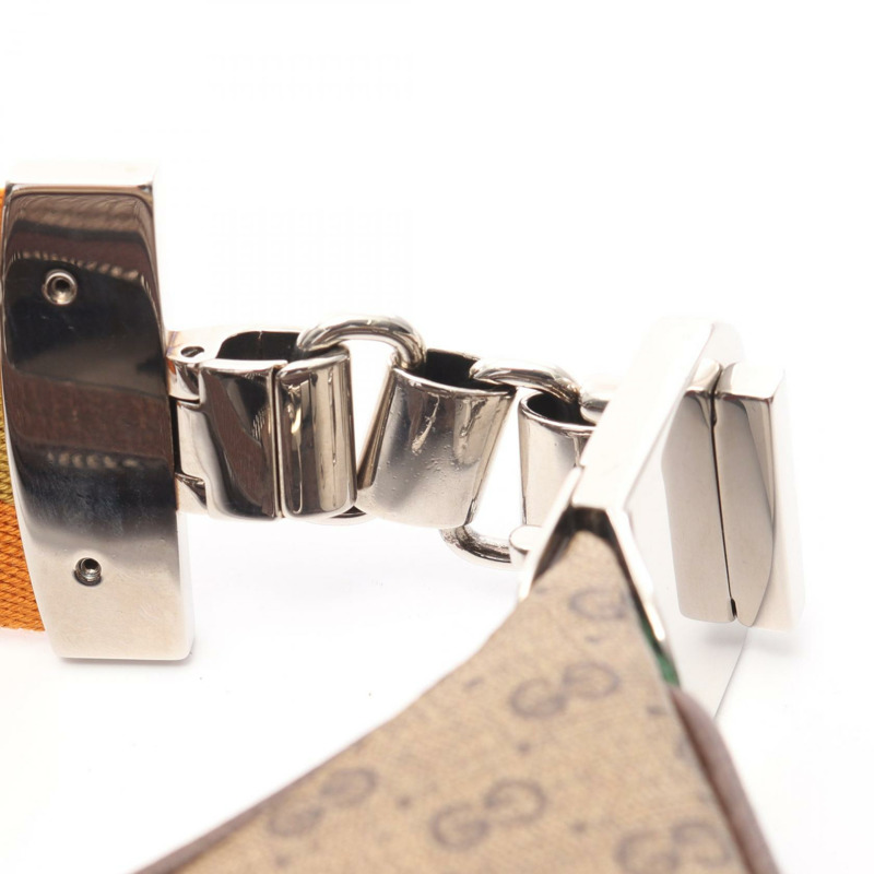 GUCCI Micro GG Sherry Line 單肩包 手提包 718512 帆布 皮革 米色 棕色-6