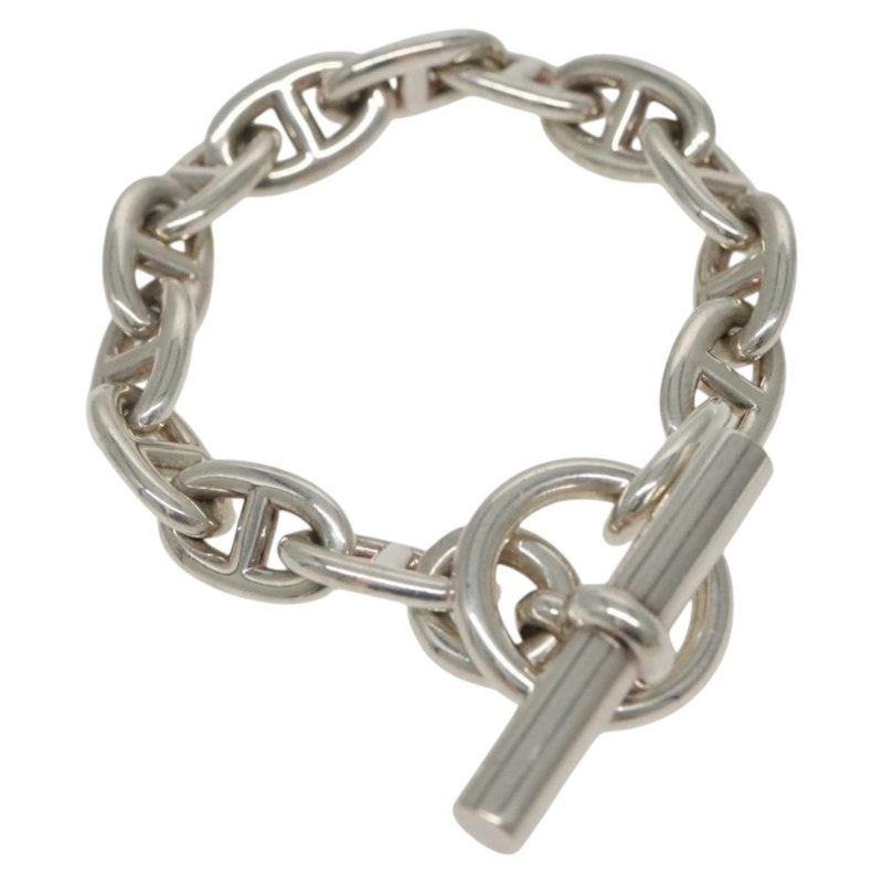 【日本直送】HERMES Chaine d'Ancre MM 手鍊 Ag925 14 鏈節銀正品 134933M-0