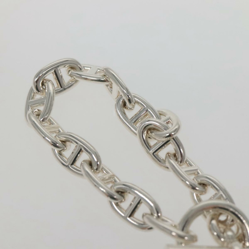 【日本直送】愛馬仕 Chaine d'Ancre MM 手鍊 925 銀 14 節 正品 134932M-3