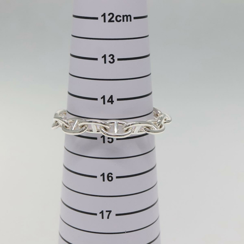 【日本直送】愛馬仕 Chaine d'Ancre MM 手鍊 925 銀 14 節 正品 134932M-9