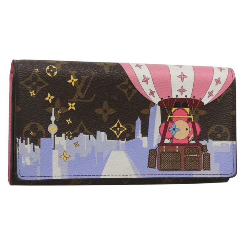 【日本直送】路易威登 Monogram Vivienne Portefeuille Sarah 錢包 M68491 LV 授權 141194M-0