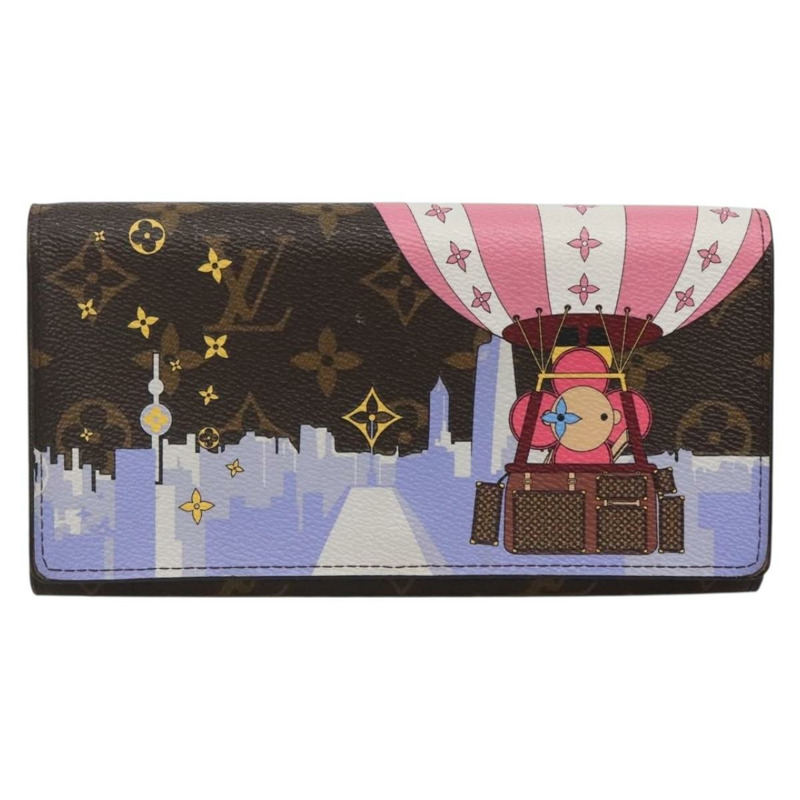 【日本直送】路易威登 Monogram Vivienne Portefeuille Sarah 錢包 M68491 LV 授權 141194M-12