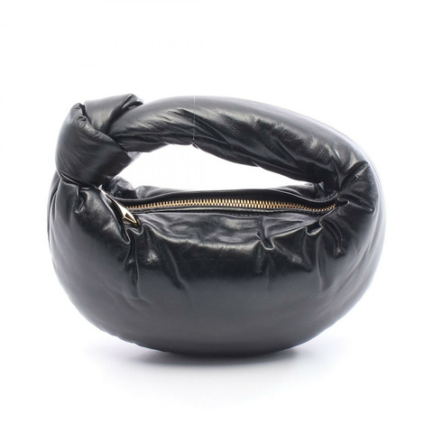 BOTTEGA VENETA 迷你 Jodie 手提包 717508V2FN01019 皮革 黑色 全新 女款