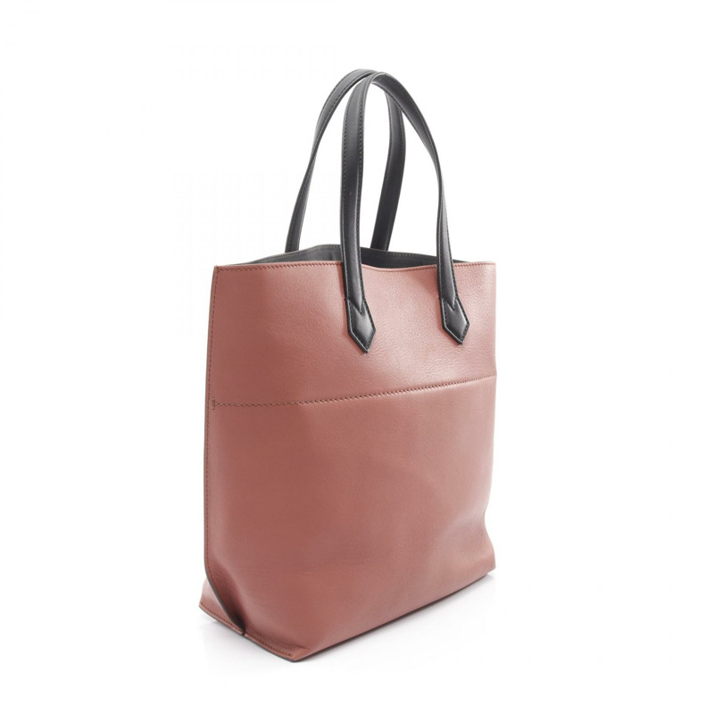 FENDI 多功能購物托特包 手提包 8BH260.P07 皮革 棕色 黑色 二手 女士-1