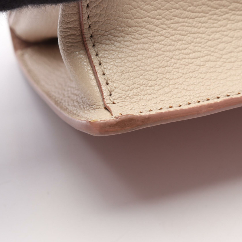 Miu Miu MADRAS Madras 斜背包 5BH609 皮革 粉紅色 二手 女士 GHW-12