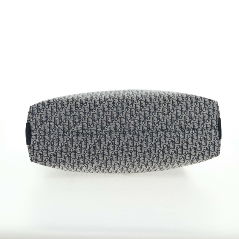 【日本直送】Christian Dior Trotter帆布肩背包 海軍藍 銀色 正品 138077V-4