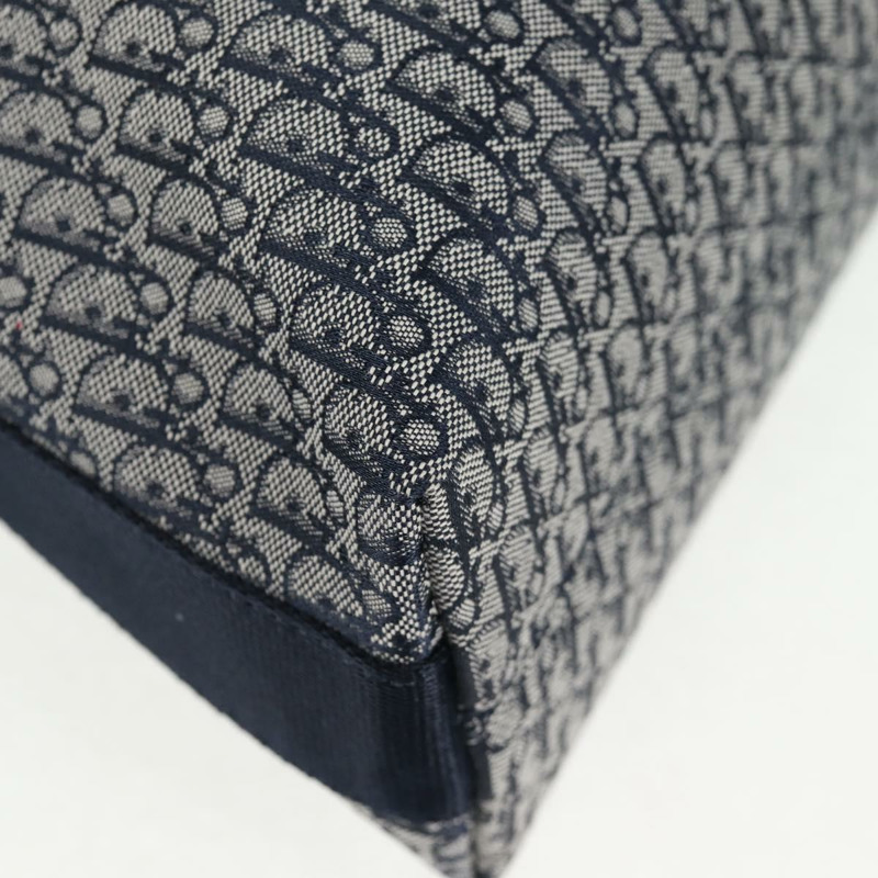 【日本直送】Christian Dior Trotter帆布肩背包 海軍藍 銀色 正品 138077V-7