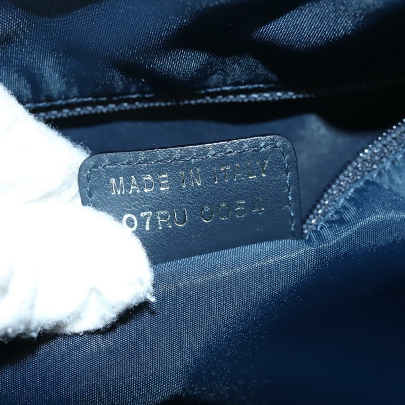 【日本直送】Christian Dior Trotter帆布肩背包 海軍藍 銀色 正品 138077V-9