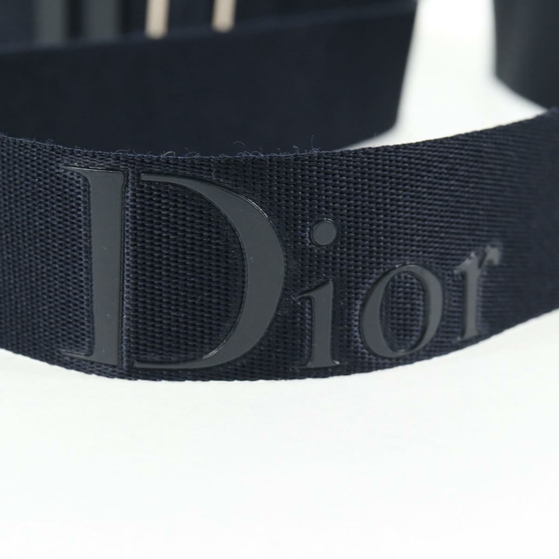 【日本直送】Christian Dior Trotter帆布肩背包 海軍藍 銀色 正品 138077V-13