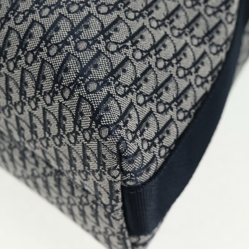 【日本直送】Christian Dior Trotter帆布肩背包 海軍藍 銀色 正品 138077V-16